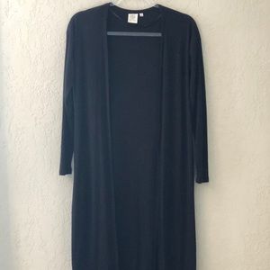 Daisy Fuentes Long Open Cardigan, Small